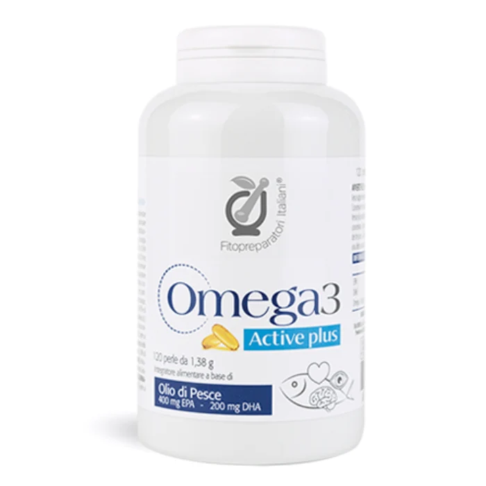 Omega 3 Active Plus Fitopreparatori Italiani 120 Perle