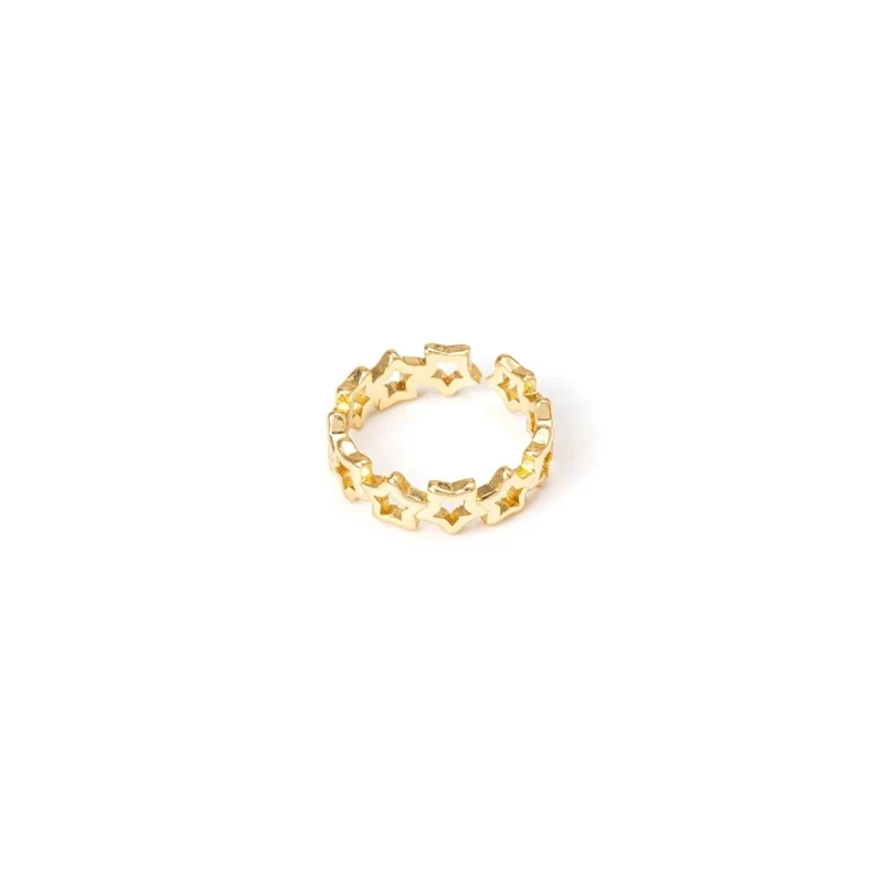 Anello a stelline congiunte Rania