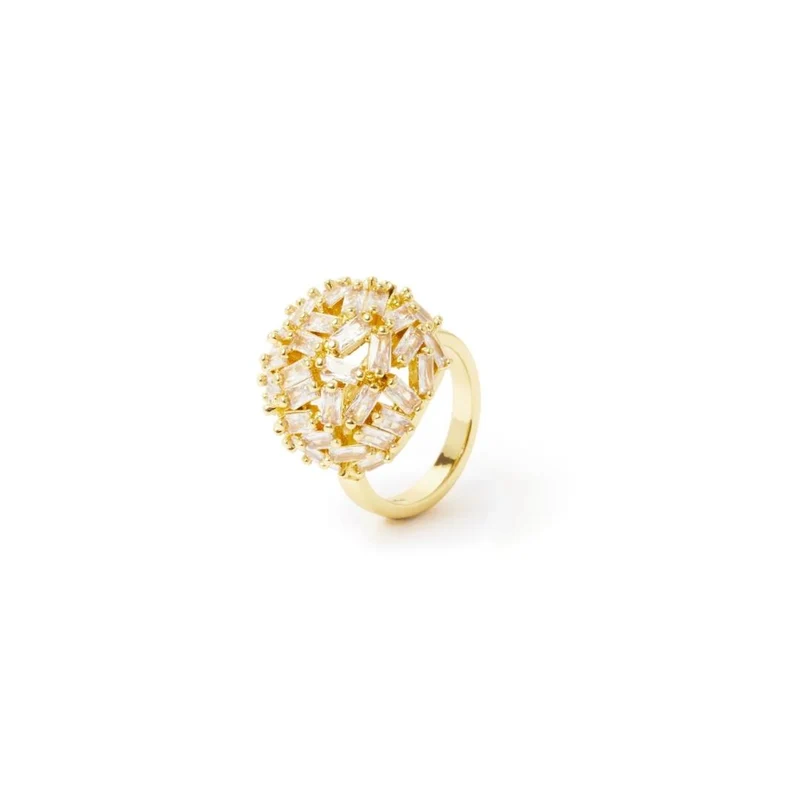 Anello cupola baguette Rania