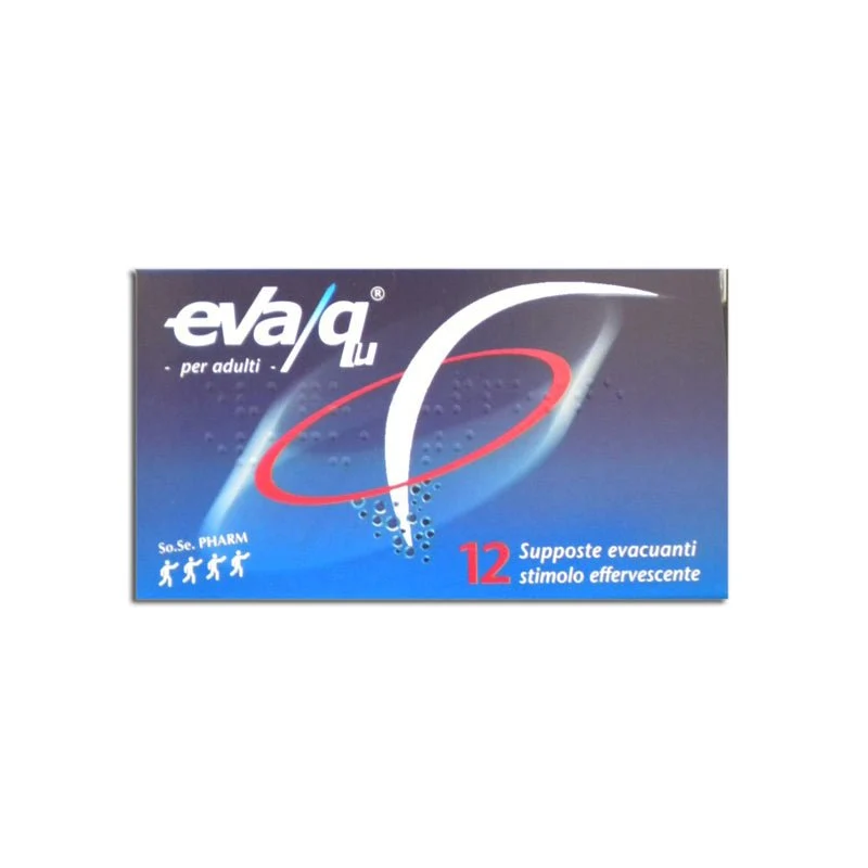 Eva Qu suppositori effervescenti 12 pezzi evacuante