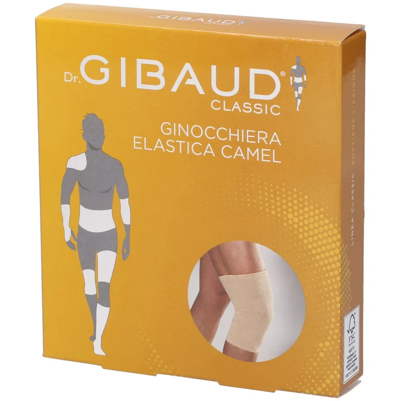 Gibaud ginocchiera sportiva cammello tg 1