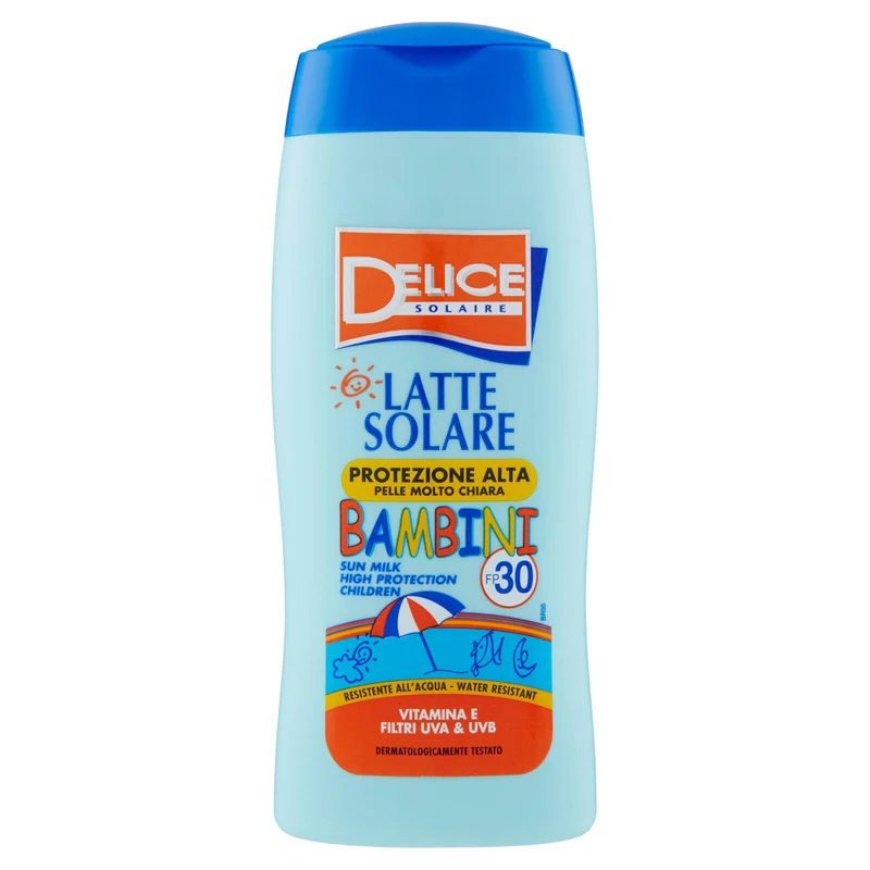 Delice Solaire Latte Solare Bambini Protezione Alta FP30 250 ml