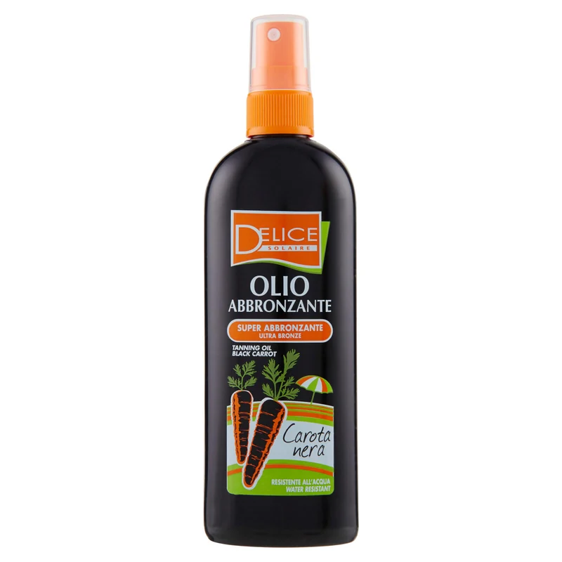 Delice Solaire Olio Abbronzante Carota nera 150 ml