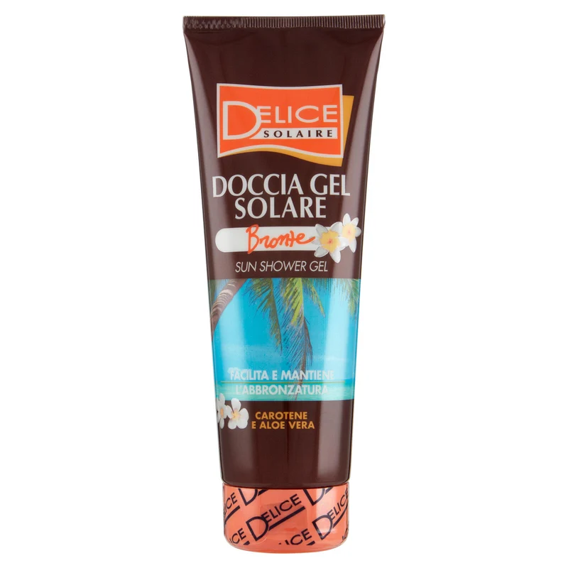 Delice Solaire Doccia Gel Solare Bronze Carotene e Aloe Vera 250 ml
