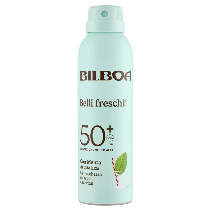 Bilboa Belli freschi! 50+ Protezione Molto Alta con Menta Acquatica 150 ml
