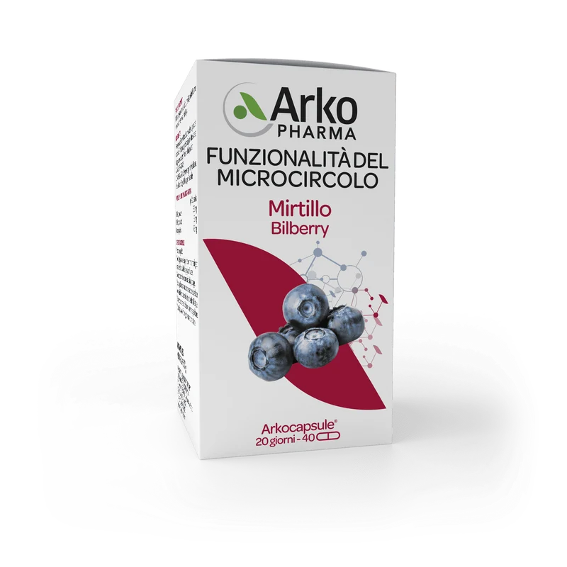 Arkocapsule Funzionalita' Microcircolo Mirtillo 40 Capsule