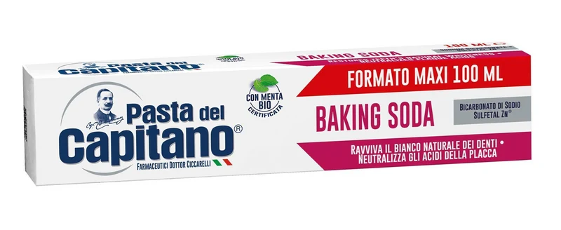 Pasta del Capitano - Dentifricio Baking soda - 100ml