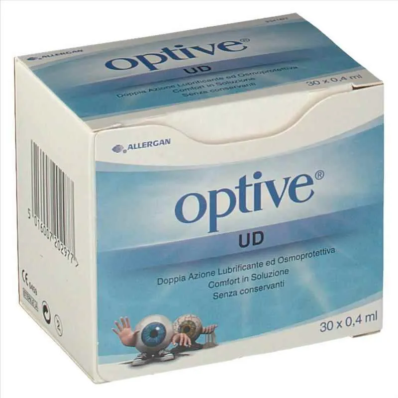 Optive UD monodose 30 flaconi 0,4 ml lacrime artificiali