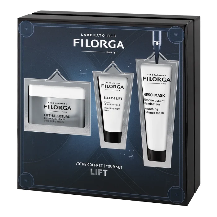 Filorga Cofanetto Natale Lift - Crema ultra Liftante 50ml + Meso Mask 30ml + Crema Notte 15ml