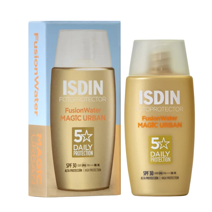Isdin solare Fotoprotector Fusion Water Urban SPF 30 - Protezione solare viso 50ml
