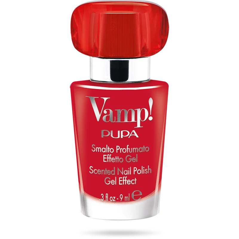 Pupa Vamp Smalto Profumato Effetto Gel 211 Scarlet Red 9ml