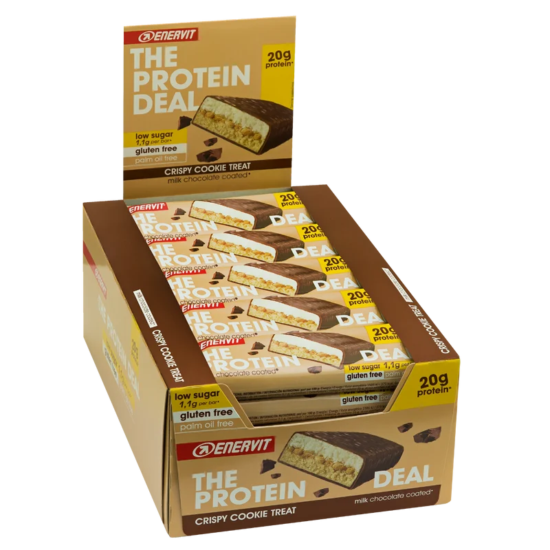 Enervit The Protein Deal Protein Bar Cookie 25 Barrette Da 55g