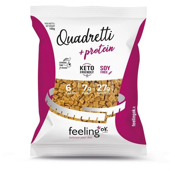 FEELING OK QUADRETTI 100G
