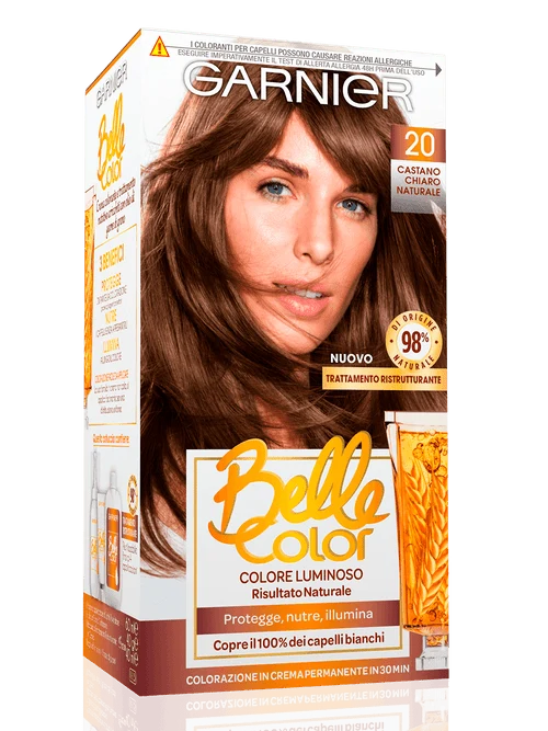 Garnier Belle Color Colorazione Capelli 20 Castano Chiaro Naturale