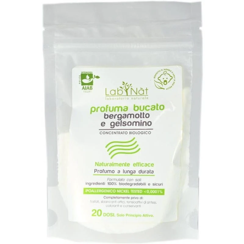 Lab Natù Profuma Bucato Bergamotto/Gelsomino 20 Dosi