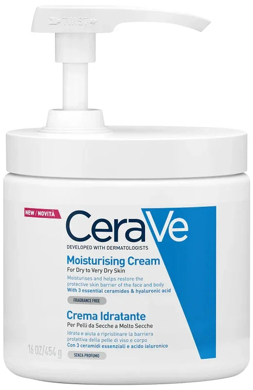CERAVE CREMA IDRATANTE PER PELLI DA SECCHE A MOLTO SECCHE DISPENSER 454 G