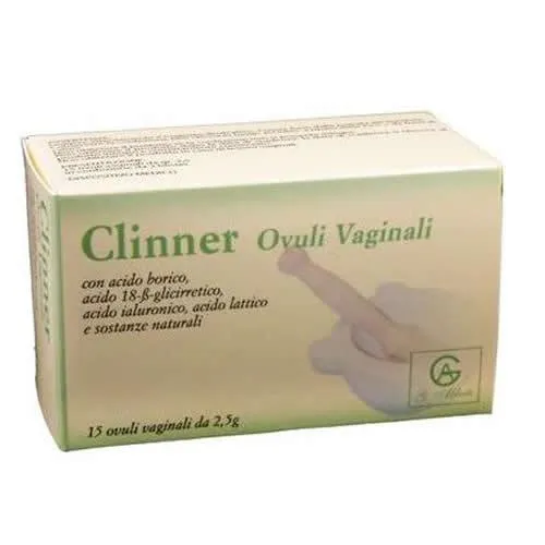 CLINNER 15 OVULI VAGINALI 2,5 G