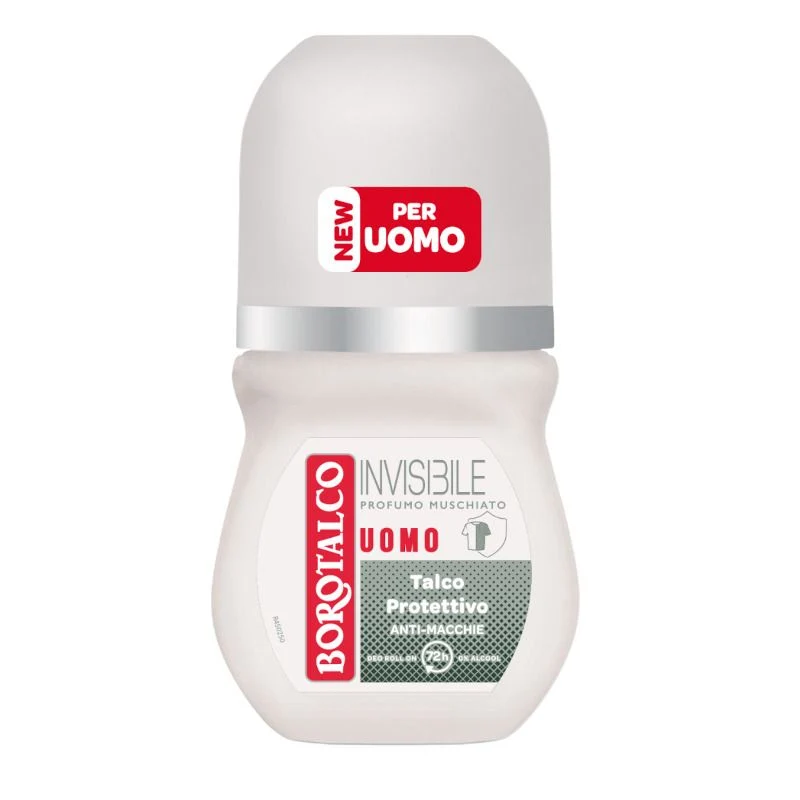 Borotalco Uomo Inivisible Profumo Muschiato deodorante roll-on 50ml