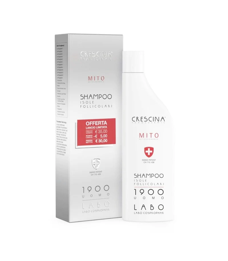 Crescina Shampoo Isole Follicolari Mito 1900 Uomo150ml