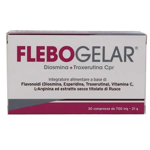 FLEBOGELAR 30 COMPRESSE 21 G