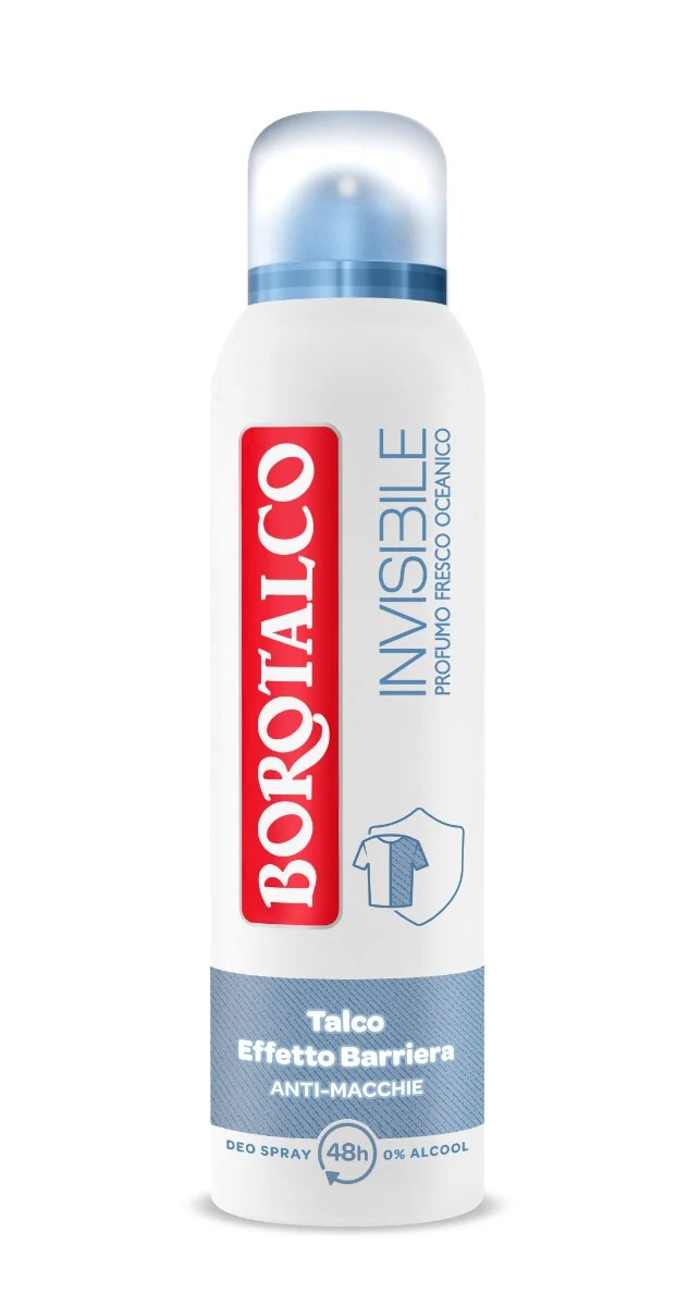 Borotalco Deodorante Spray Invisibile Azzurro 150ml