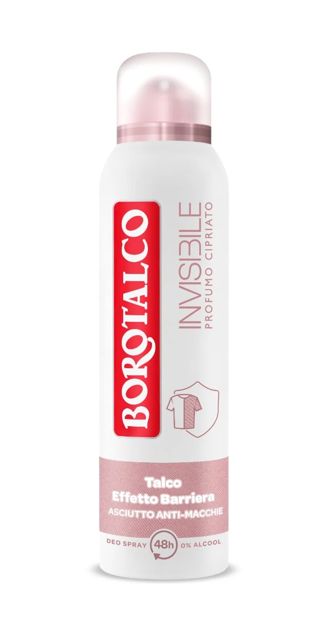 Borotalco Deodorante Spray Invisibile Rosa 150ml