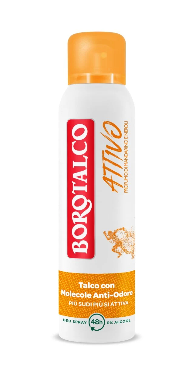 Borotalco Deodorante Spray Attivo Arancione 150ml