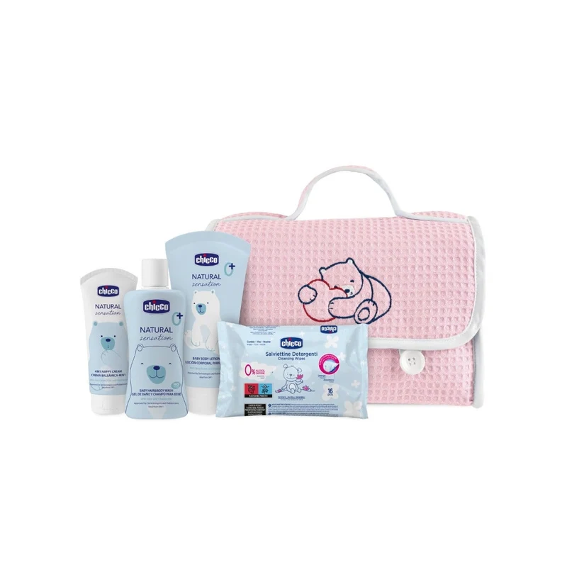 Chicco Natural Sensation Beauty Detergente Corpo&Capelli + Crema Corpo + Pasta Lenitiva + Sa