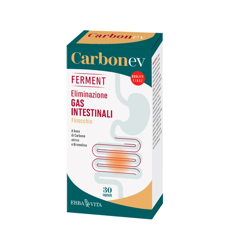 Erba Vita Carbon Ev Ferment 30 Capsule