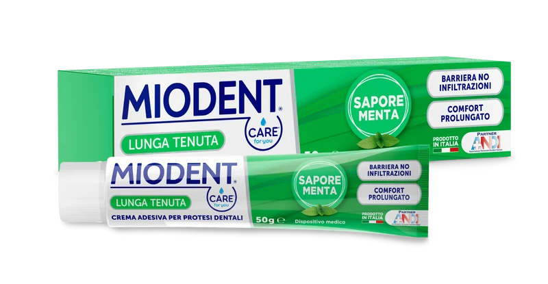 Miodent Crema Adesiva Gusto Menta 50g