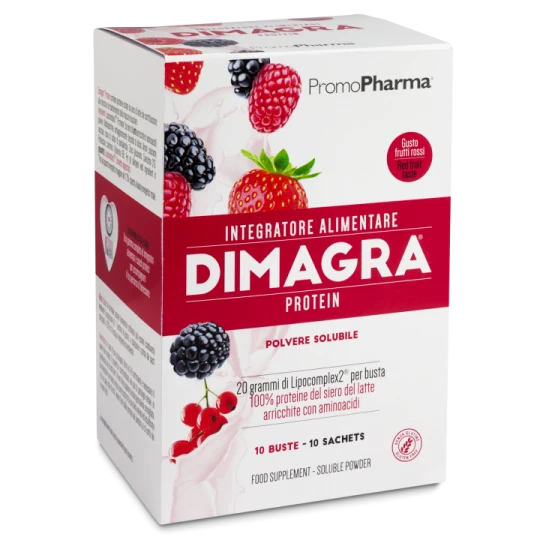 Dimagra Protein Red Fruit 10 Bustine