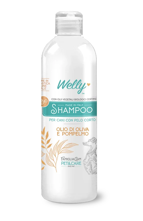 Welly Shampoo Olio Di Oliva E Pompelmo Per Cani Con Pelo Corto 250ml