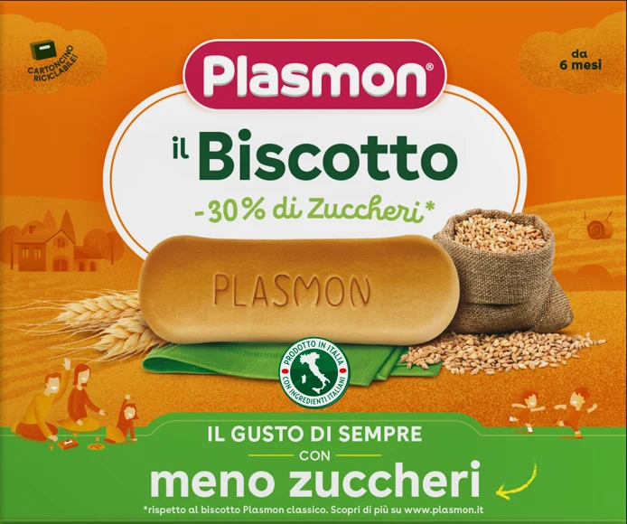 Plasmon Biscotto -30% Zuccheri 720g