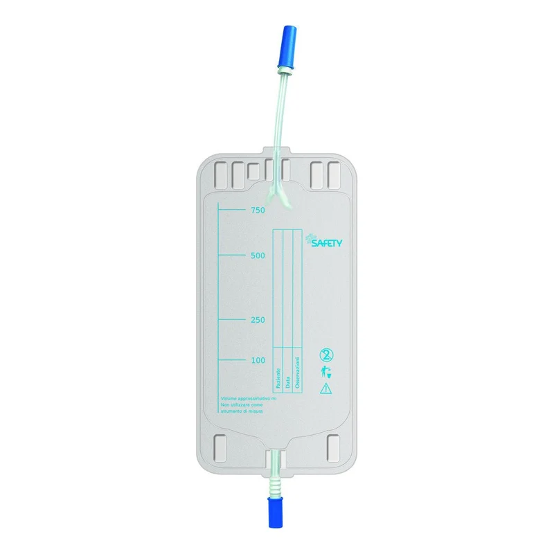 Sacca urina gamba 10 cm 10 pezzi valvola anti-reflusso