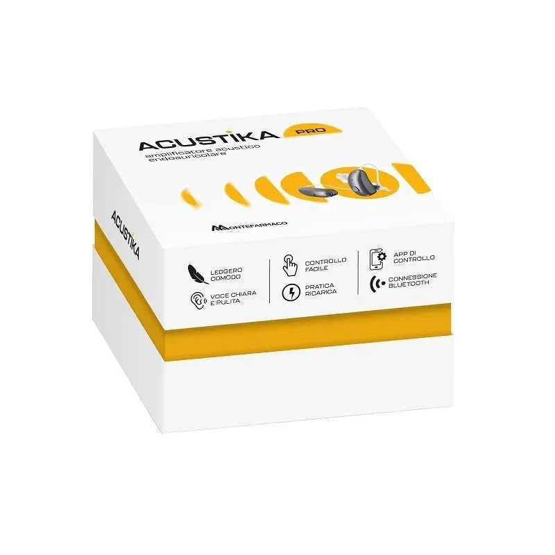 Acustika Pro Amplificatore Acustico Retroauricolare 1 Pezzo