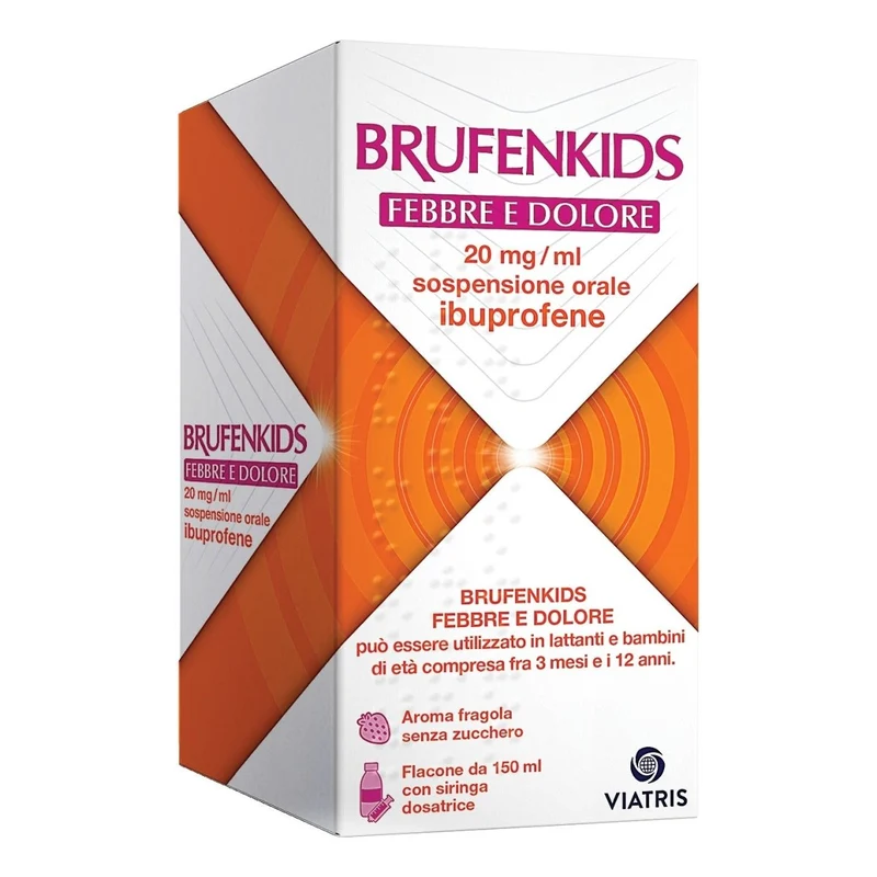 Brufenkids 20 mg/ml Sospensione Orale 150ml con Siringa Dosatrice