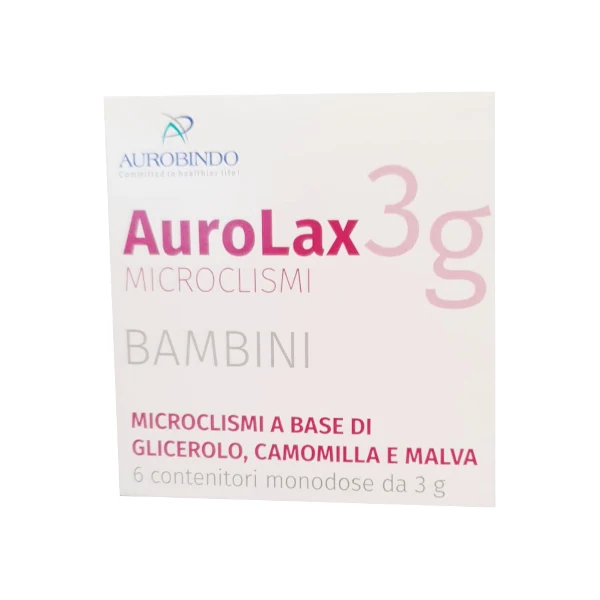 Aurolax Microclismi Bambini 6 Pezzi
