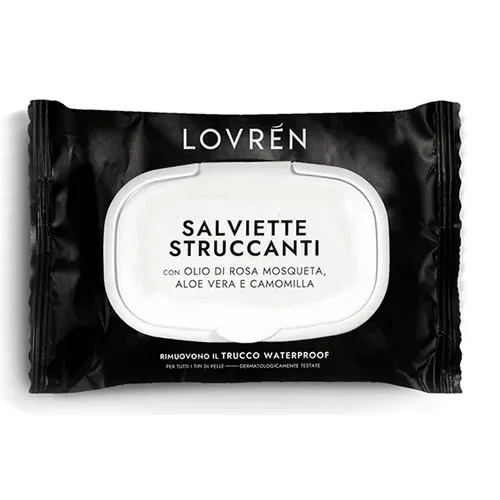 LOVREN SALVIETTE STRUCCANTI WATERPROOF 20 PEZZI