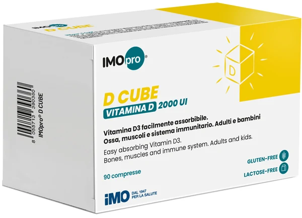 Imopro d cube 90 compresse 600 mg