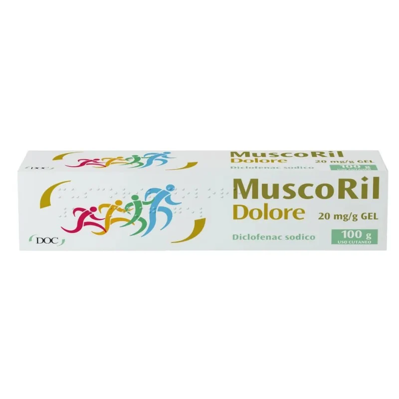 Muscoril Dolore Gel 20 mg/g Dolori Muscolari 100 g