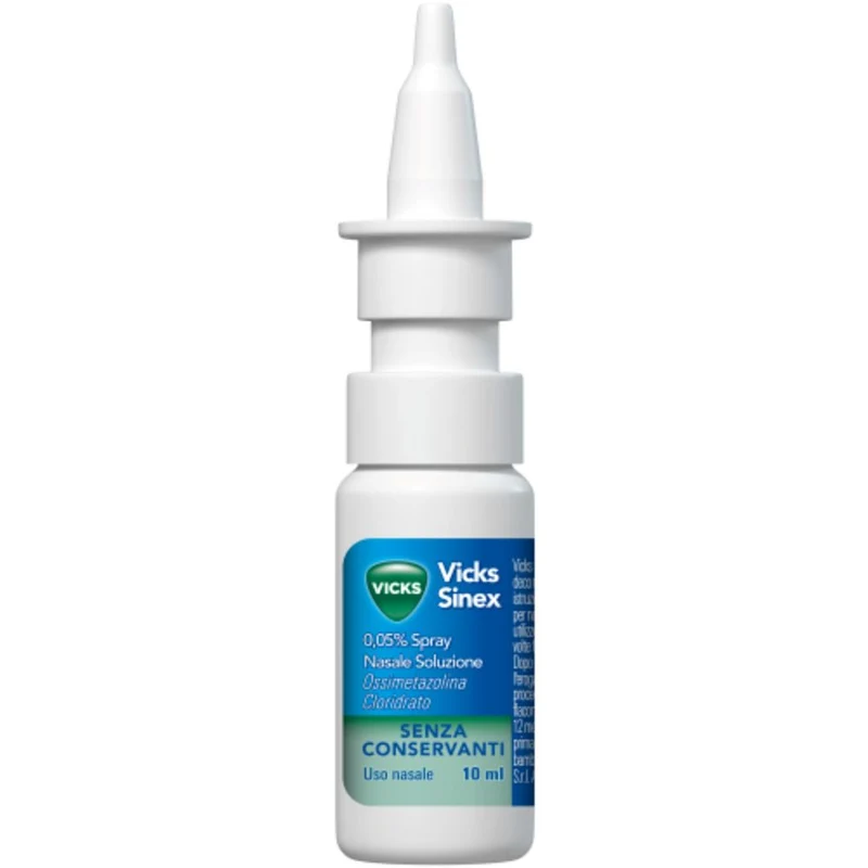Vicks Sinex 0,05% Spray Nasale Decongestionante Senza Conservanti 10 ml