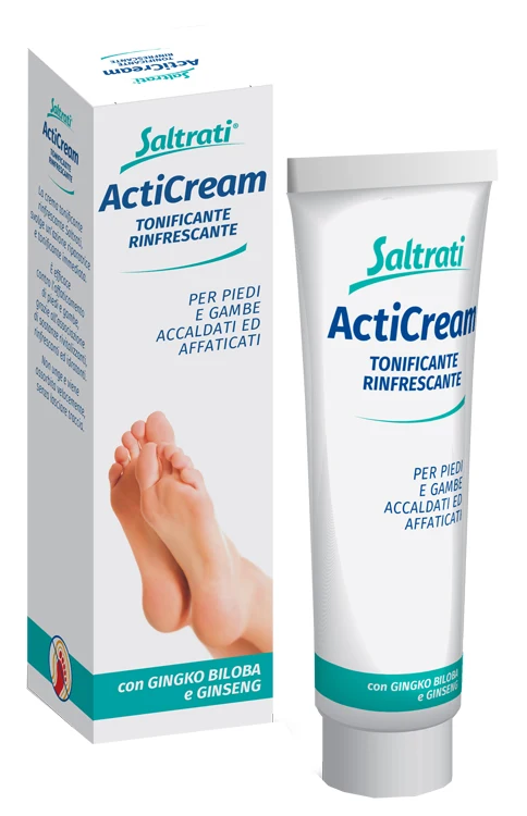 Saltrati acticream tonificante rinfrescante per piedi e gambe 100 ml