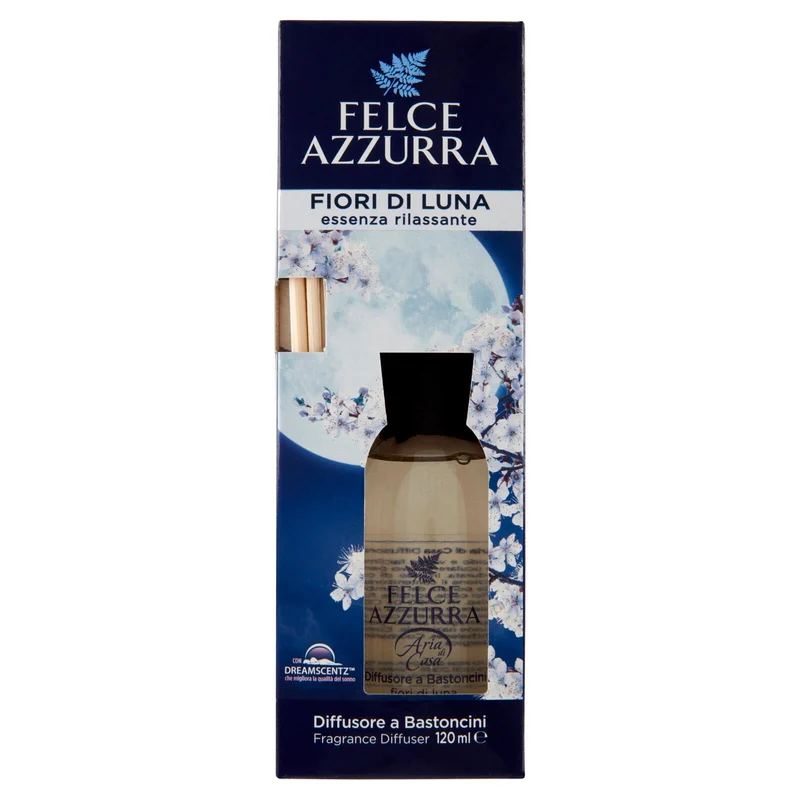 Felce Azzurra Aria di Casa Fiori di Luna Diffusore a Bastoncini 120 ml