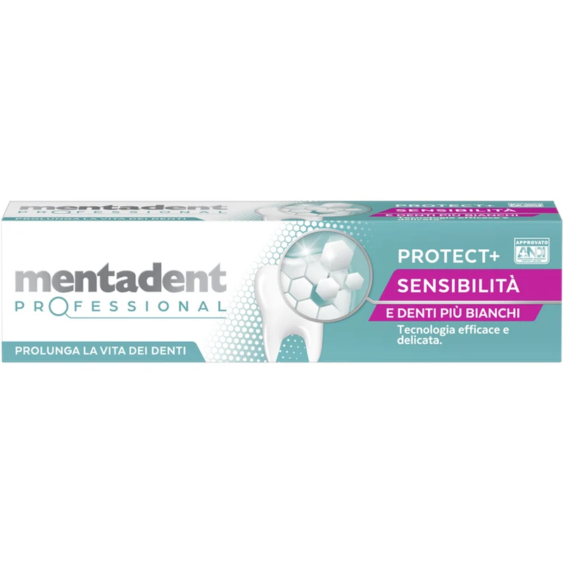 Mentadent - Professional Protect+ Sensibilità & Denti Più Bianchi - 75ml