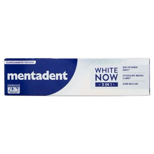 Mentadent Dentifricio White Now 3 IN 1 Orig.