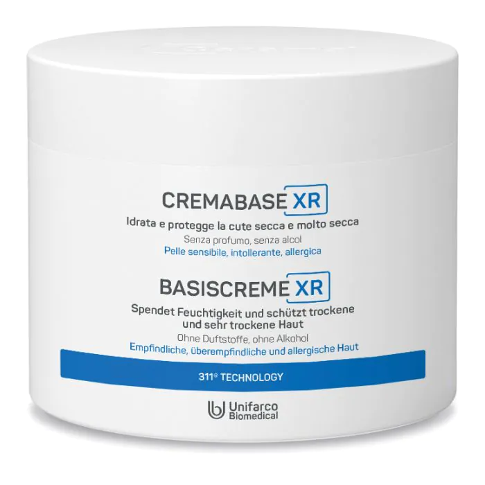 Ceramol Cremabase XR 311 Crema Idratante per Pelle Secca Vasetto 450 ml