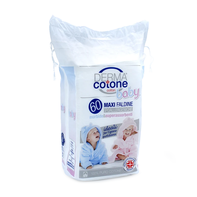 Dermacotone Baby Faldine Maxi 60 Pezzi