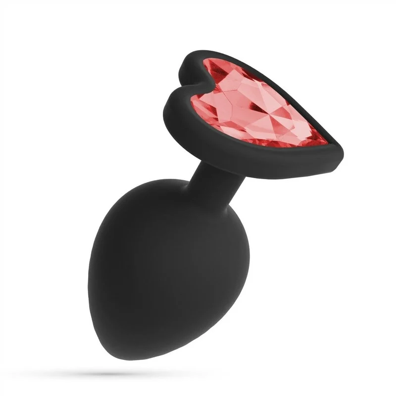 Crushious Cuore Plug Anale Piccolo Con 4 Gioielli Intercambiabili