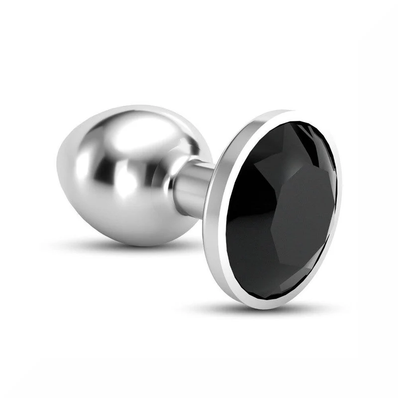 Crushious Plug Anale Bijou Gioiello Nero Grande
