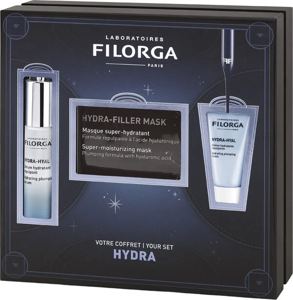 Filorga Cofanetto Hydra Siero Idratante Rimpolpante 30ml con Omaggio Crema Viso 15ml e Maschera in Tessuto